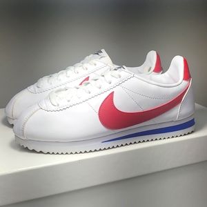 Nike Cortez Classic leather "White Red" 807471-103 size 5.5